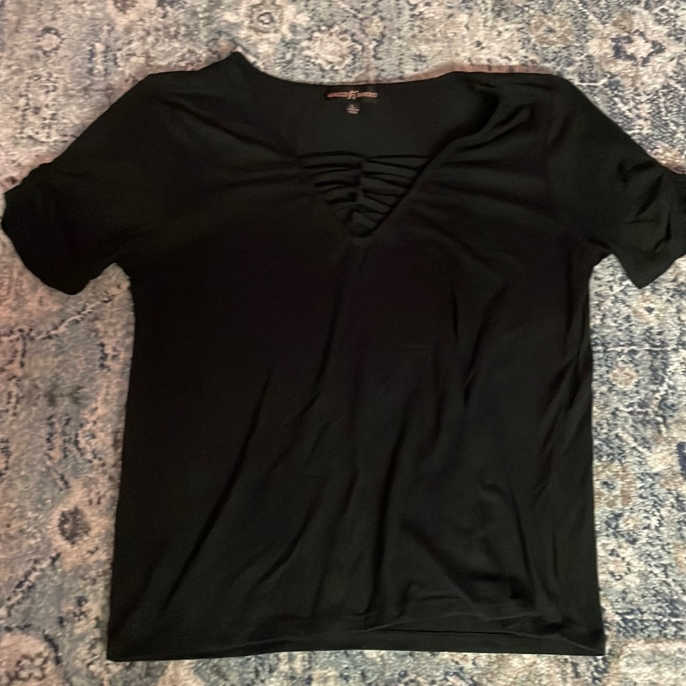 size junior large short sleeve top